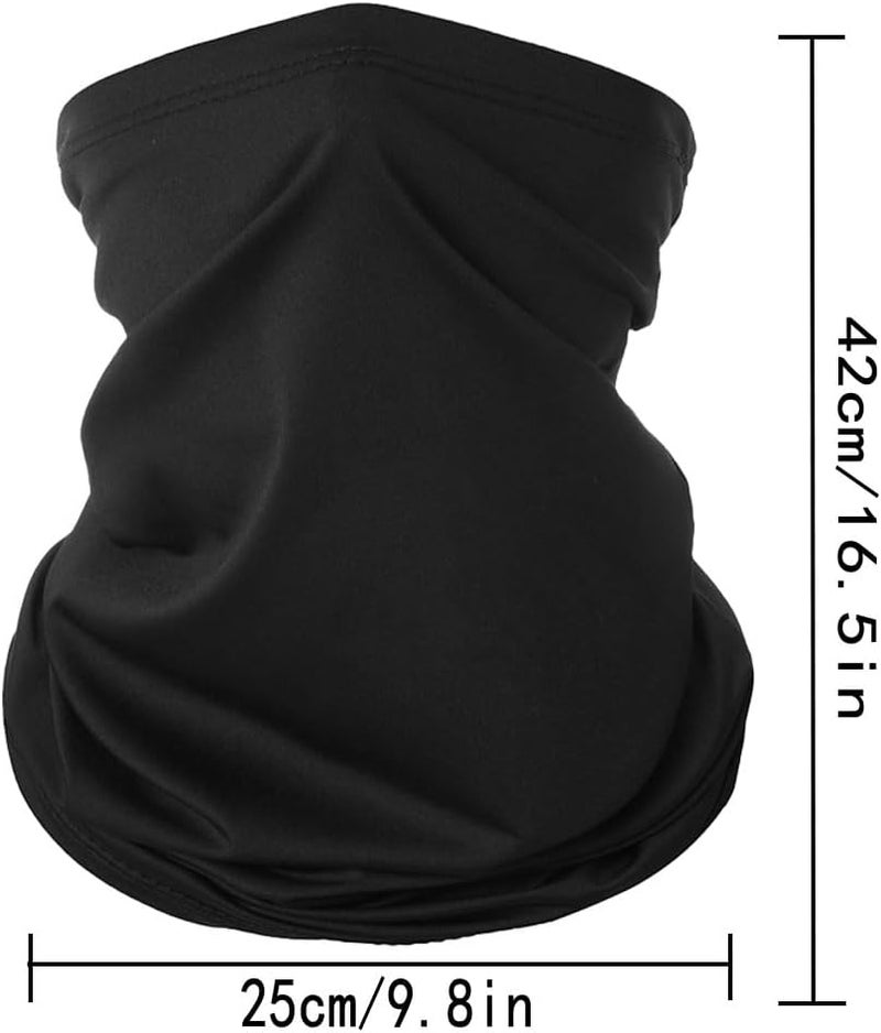 PuddingStation 6 Pieces Summer Face Cover Scarf Mens Neck Gaiter For Men Women UV Protection Face Breathable Sun Protection Cycling Running - Image 2